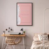  Slika - Let\'s Get Lost in Tropical Paradise (1 Part) Vertical 40x60 U crnom drvenom okviru | shoptok.hr