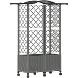  Povišeni krevet s mrežom i krovom Svjetlosiva 122 x 40 x 144 cm | Eponuda.com