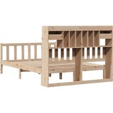 vidaXL Krevet s regalom za knjige bez madraca 140x190 cm od borovine | shoptok.hr
