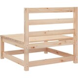 vidaXL Vrtni kavč brez naslonov za roke 70x70x67 cm trdna borovina | Shoptok.si