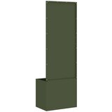  Vrtna sadilica s Dekorativnom Pločom Maslinovo zelena 50 x 140 cm | shoptok.hr