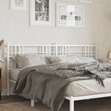 vidaXL Kovinsko vzglavje belo 180 cm | Shoptok.si