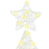  Božićno drvce s 100 LED svjetlima Topla bijela 120 cm Akril | shoptok.hr