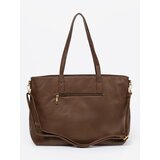 Shelvt Brown handbag with gold elements | shoptok.hr