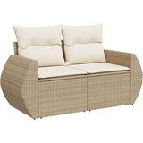  9-dijelni set vrtnih sofa s jastucima bež od poliratana | shoptok.hr