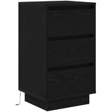  Noćni ormarić s LED svjetlima crni 38x34x65 cm | Eponuda.ba