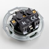  Kliklap - Retro jednopolni prekidač br. 1 i SCHUKO 230V utičnica sa okvirom, zelena | Eponuda.com