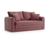 Micadoni Temno rožnata raztegljiva sedežna garnitura 158 cm Lido – Cene