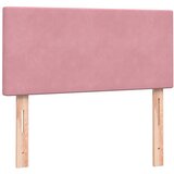 Box spring krevet s madracem ružičasti 90x220 cm baršunasti | shoptok.hr