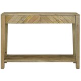  Konzolna stolica s ladicama Prirodna siva 110 x 30 x 80 cm | shoptok.hr