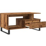vidaXL Stolić za kavu boja staro drvo 90x49x45 cm konstruiranog drva | shoptok.hr