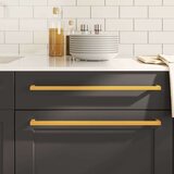  Ručke za ormarić 10 kom zlatne 480 mm od nehrđajućeg čelika | shoptok.hr