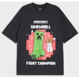 Sinsay Pamučna oversize majica s printom Minecraft | shoptok.hr