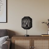 vidaXL Sjenilo za svjetiljku crno Ø 23 x 28 cm od željeza i papira | shoptok.hr