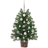 vidaXL Umestno božično drevo med 150 LED Zelena 65 cm PE in PVC | Shoptok.si