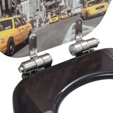  Toaletna daska s mekim zatvaranjem 2 kom MDF uzorak New Yorka | shoptok.hr