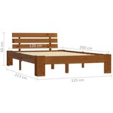  Za krevet od masivne borovine boja meda 120 x 200 cm | shoptok.hr