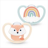 Nuk tolažilna duda - silikon 0-6m, 2 kos space | Shoptok.si