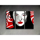  Ročno izdelana slika POP Art Nice WOMAN 3-delna (POP ART) | Shoptok.si