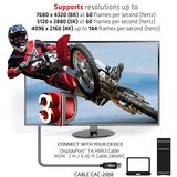 Club3d DisplayPort Priključni kabel [1x Muški konektor DisplayPort - 1x Muški konektor DisplayPort] 2 m Crna | Eponuda.ba
