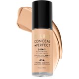 Milani tekoča podlaga in korektor 2v1 - Conceal + Perfect 2-In-1 Foundation and Concealer - 02A Creamy Natural Cene