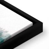  Slika - Turquoise Valley (1 Part) Narrow 90x30 U crnom drvenom okviru | shoptok.hr