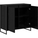  Pomoćni ormarić Crni hrast 79 x 36 x 75 cm Konstruirano drvo | shoptok.hr