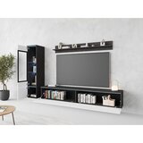 P & B Dnevni Regal Vera, Antracit, Bela, 3-Delno, Led | Shoptok.si
