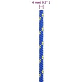  Vrv za čoln moder 6 mm 25 m polipropilen, (20777635) | Shoptok.si