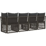 SOFA za 4 osobe s lijevom rukom 4 pcs 4-Broj sjedala Siva | Eponuda.com