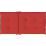  Jastuci za vrtne stolice 4 kom crveni 100x50x3 cm od tkanine | shoptok.hr