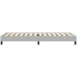 Box Spring krevet bez madracem svijetlo sivi 80x220 cm samt | shoptok.hr