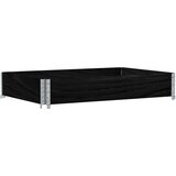 Furnova Vrtno korito črno 120x80 cm trdna borovina, (21921581) | Shoptok.si