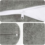  Presvlaka za jastuk 6 kom. HEERLEN Tamnosiva Ø 15 x 40 cm | shoptok.hr