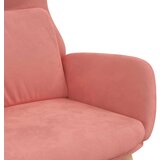  Stolica za opuštanje ružičasta baršunasta | shoptok.hr