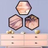 Wallity Uramljena slika 6GEN1121126660, 35x35 cm, 3 dela | ePonuda.com