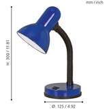 Eglo Basic stolna lampa/1 prilagodljiva plava | shoptok.hr