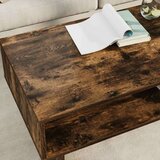  Klubska miza Dimljeni oreh 100 x 46 x 35 cm Konstruiran les, (5000120513) | Shoptok.si