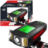  L8r biciklistička svjetla lcd brojač 2 u 1 sirena | shoptok.hr