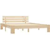 The Living Store Posteljni okvir brez vzmetnice 180x200 cm trdna borovina - Posteljni Okvir, (21524214) | Shoptok.si