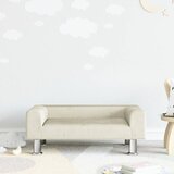 vidaXL Otroški kavč krem 70x45x26,5 cm žamet Cene