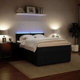 vidaXL Krevet s oprugama i madracem crni 160x200 cm baršunasti | shoptok.hr