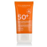 Clarins Sun Care Youth-Protecting Face Sunscreen SPF50+ vodootporan proizvod za zaštitu lica od sunca za sve vrste kože 50 ml za žene | shoptok.hr