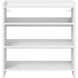 vidaXL Regal za čevlje bel 60x25x62 cm inženirski les | Shoptok.si