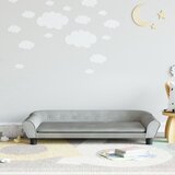 vidaXL Dječja fotelja svjetlosiva 100 x 50 x 26 cm baršunasta Cijene
