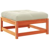  5-dijelni set vrtnih sofa s jastucima voštano smeđi od borovine | shoptok.hr