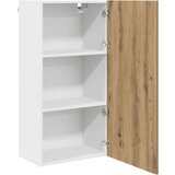Viseći ormarić Umjetnički hrast i bijela 50 x 31 x 100 cm | shoptok.hr