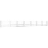 vidaXL Gabionska košara U-oblika s 8 stupova 860x20x100 cm željezna | shoptok.hr