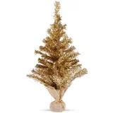 Umetno zlato božično drevo 60 cm, (5000075162)