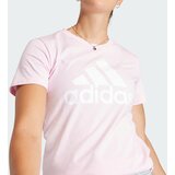Adidas Funkcionalna majica 'Essentials' roza / bela | Shoptok.si